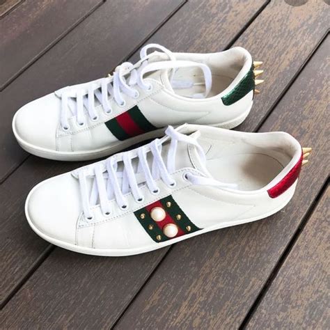 gucci tennis shoes with spikes|Gucci sneakers with spikes.